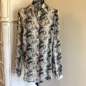 CAbi Snake Print Top